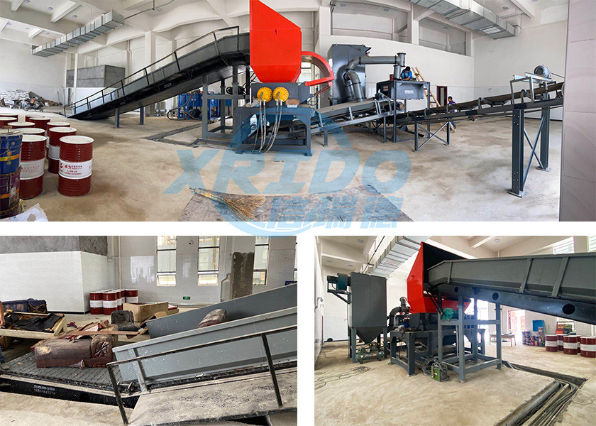 Wooden Frames Shredding Machine Solid Waste Shredder For Sofa Mattress Furniture Waste Dispose Plant