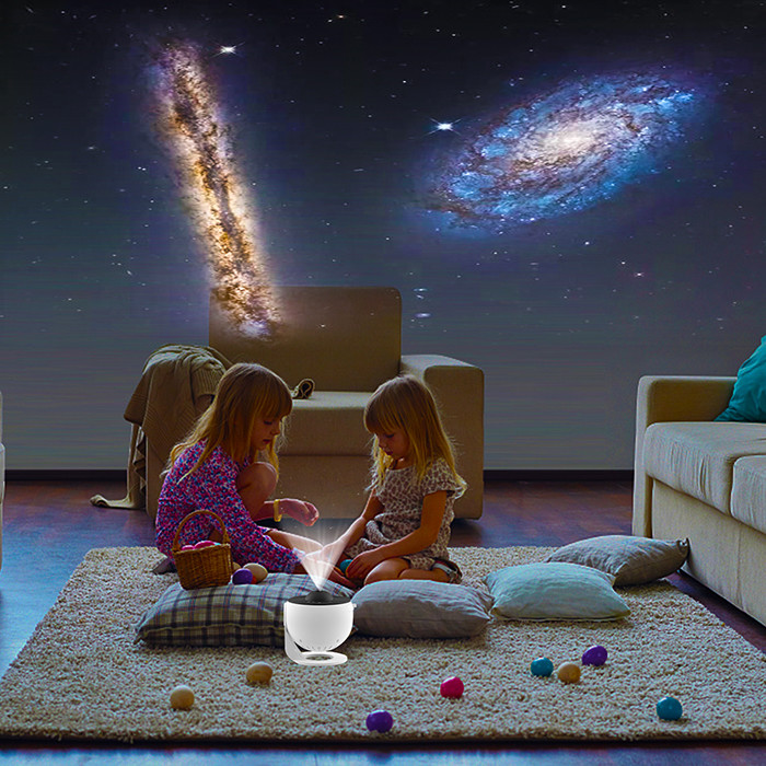 Multifunctional Planetarium Light Projector For Room Rotatable ABS Material