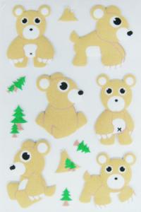Buy cheap Removable PVC Foam Puffy Animal Stickers For Scrapbooking Die Cut Machine Processed product