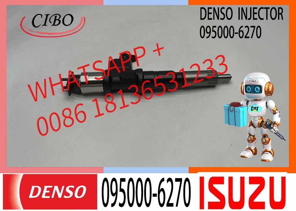Common Rail DENSO Fuel Injector 095000-6270 095000-6274 For Diesel ISUZU 6UZ1 8-97610254-0 Engine