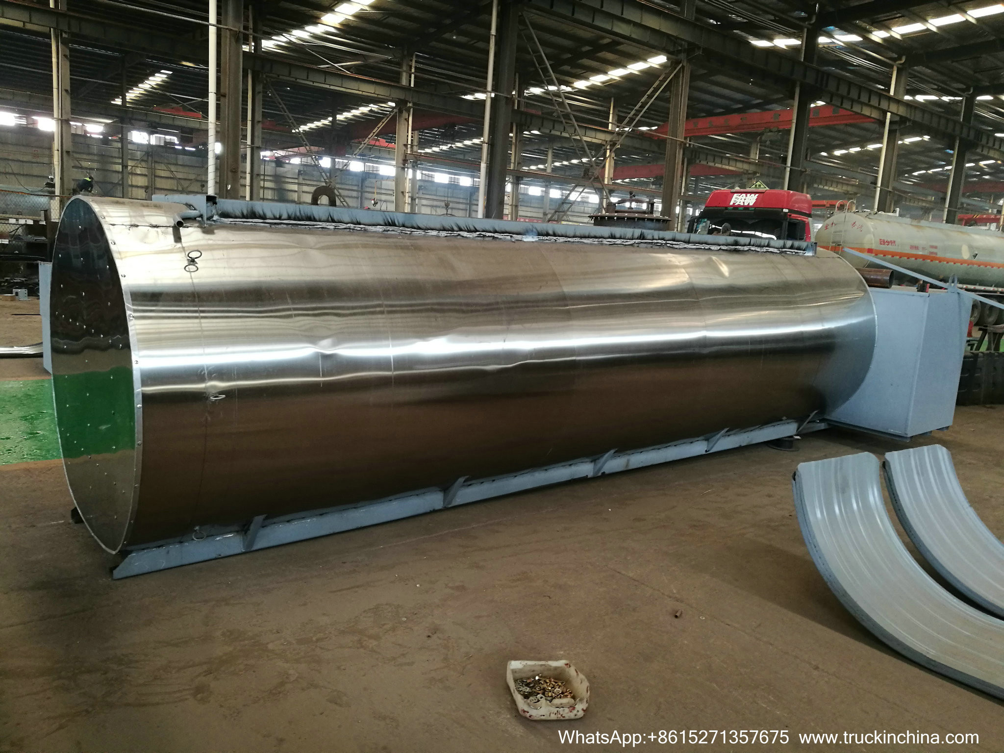 9m3 Hot Asphalt Tank for Tanker Lorry Upper Body WITH BALTUR DIESEL OIL BURNER GEAR PUMP WhsApp:+8615271357675