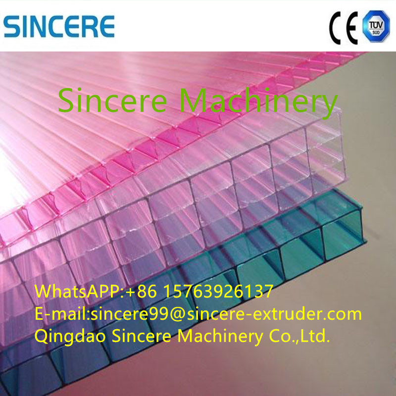 PC PP PE Hollow Board Sheet Extruder PVC Sheet Extrusion Machine Customized