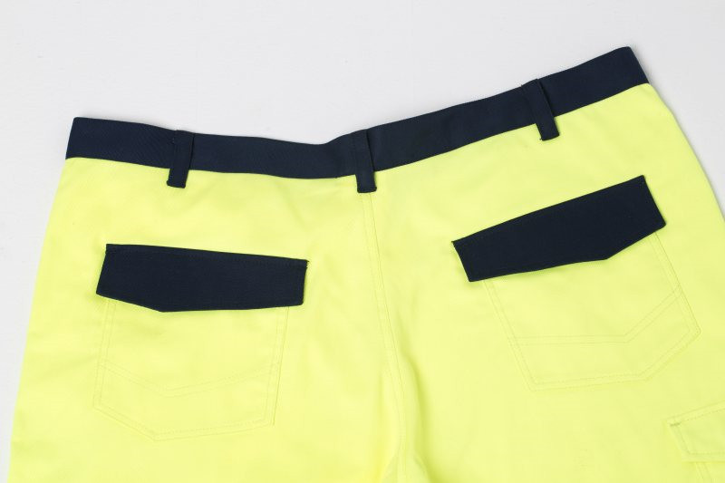 Anti Static Mens Work Pants With Reflective Stripes , EN11611 Reflective Fr Clothing