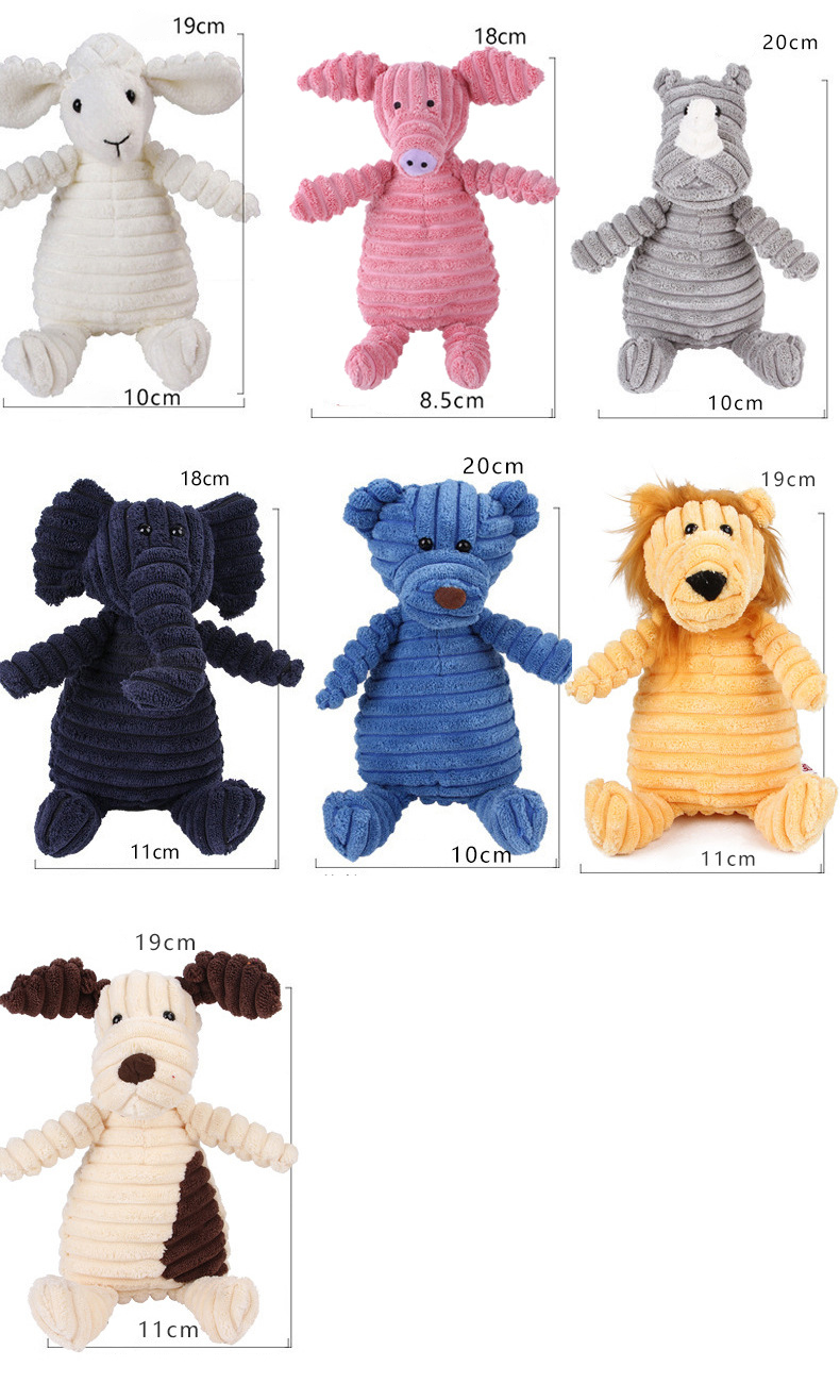 Rose Blue Brown Indestructible Dog Squeaky Toy Super Chewer Squeaky Toy For Cats