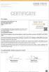 Nanjing Grand Textile Industrial Co., Ltd. Certifications