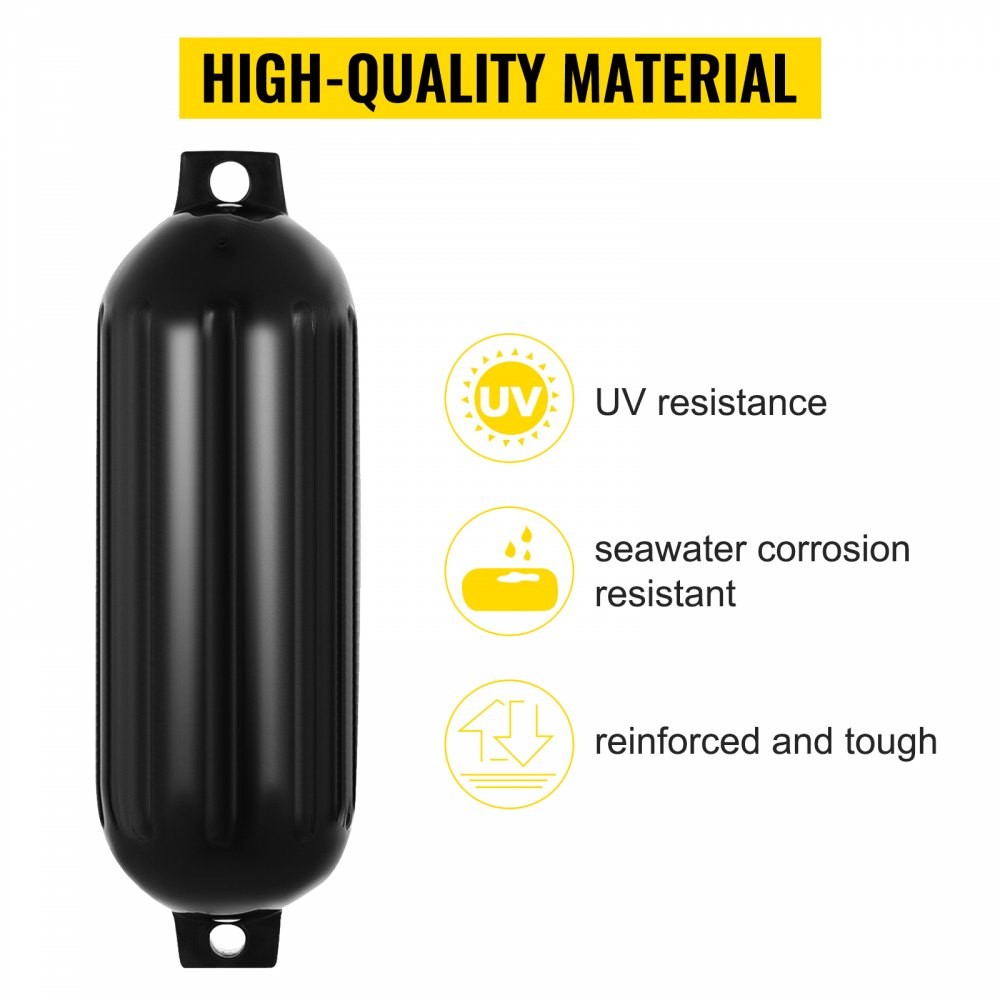 Seachoice Twin Eye Ribbed Inflatable Boat Fender Various Sizes & Colors