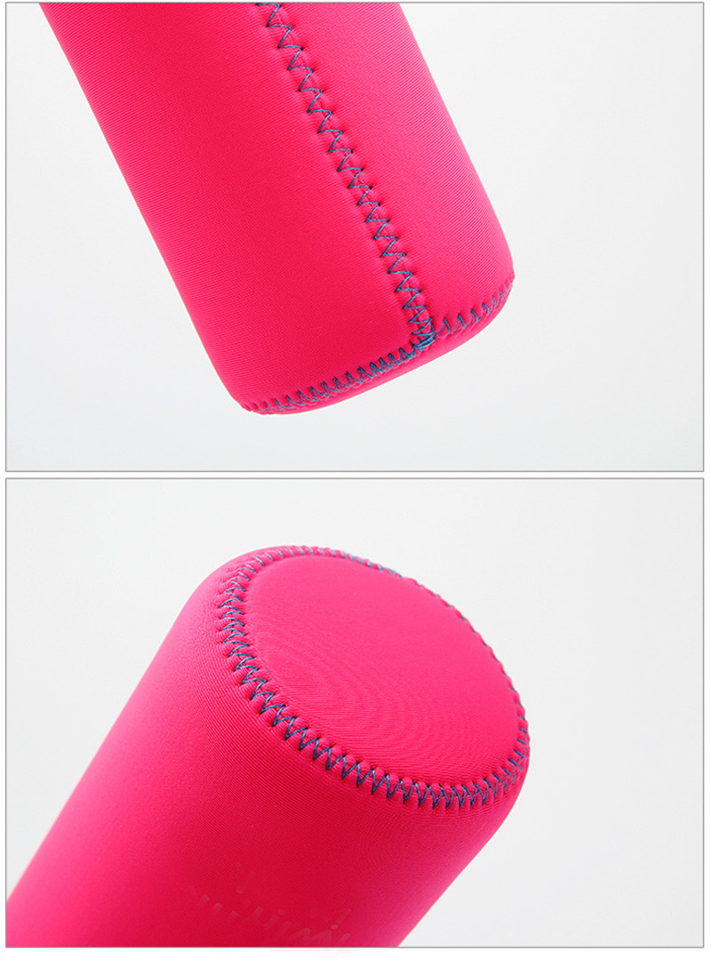 Eco Friendly Pure Color Lycra Glass Bottle Cover