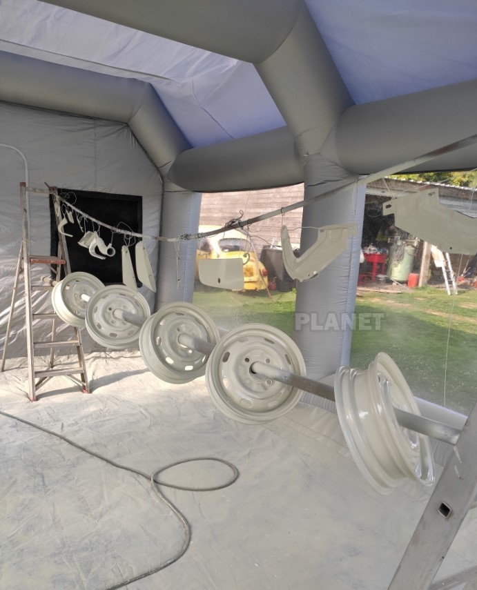 Environmental Mini Blow Up Spray Booth For Car Cover / Automotive Paint Booth