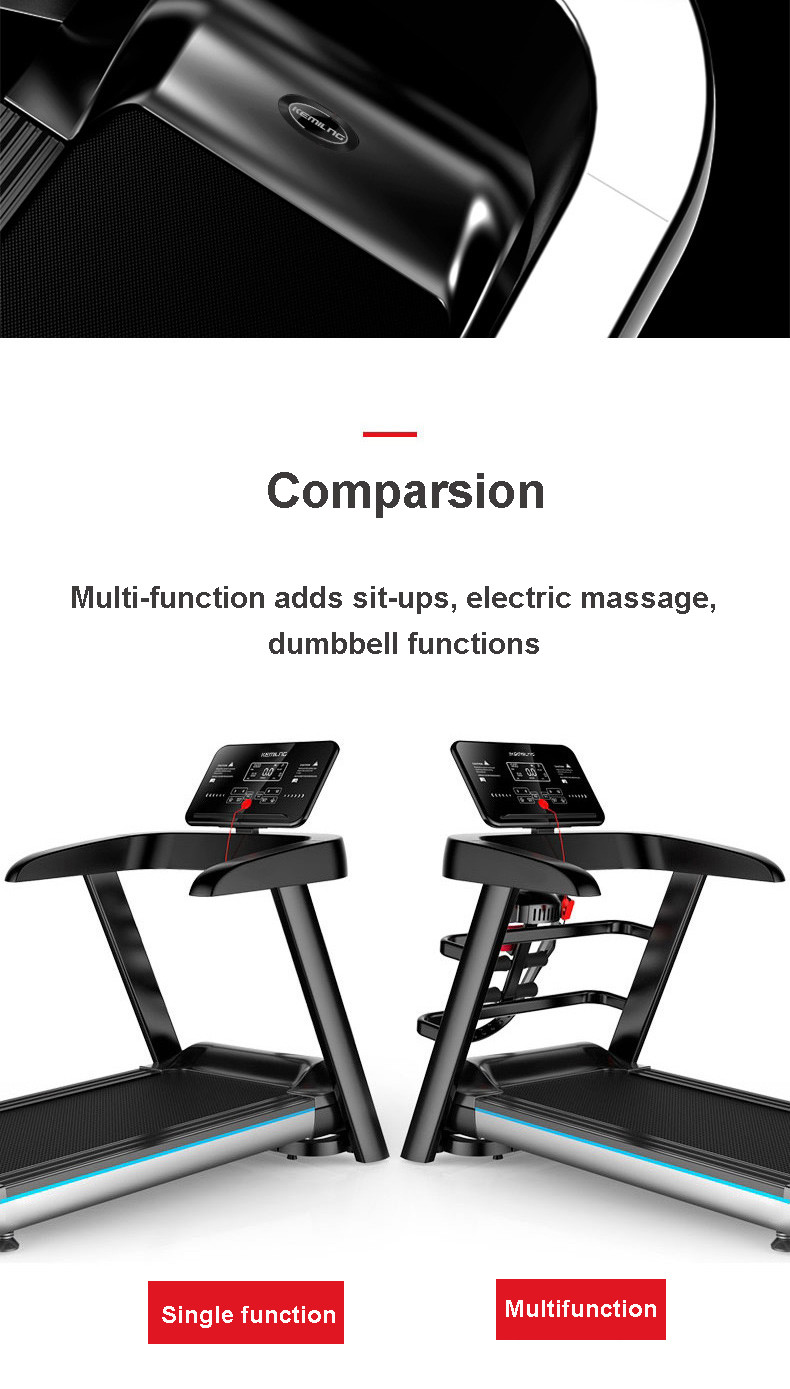 Home Use Anti Slip Foldable Mini Treadmill 1.0 - 12km/h