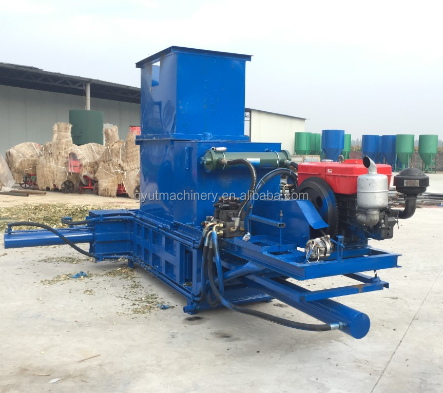 Max. Capacity 80-120pcs /h Alfalfa Hay Horizontal Hydraulic Press for Corn Silage Compress