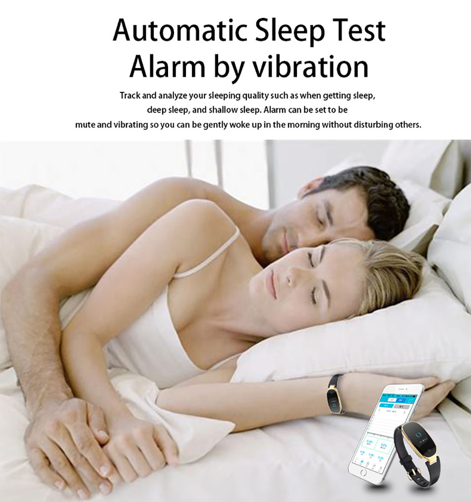 80*160 Women Sleep Cycle Smart Watch , TFT Full Touch Smart Bracelet