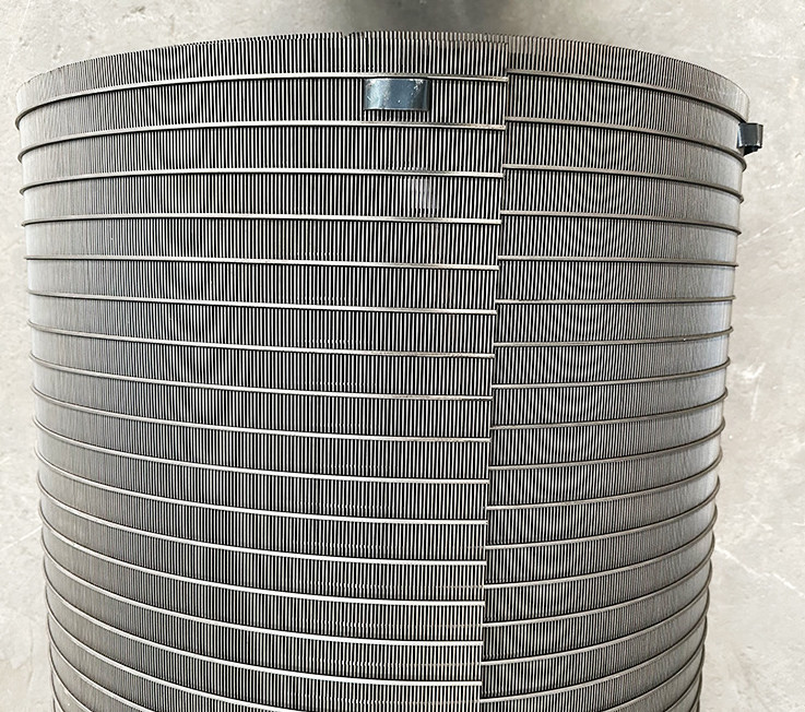 Stainless Steel Wedge Wire Screen Panel Johnson Type For Mining Industry