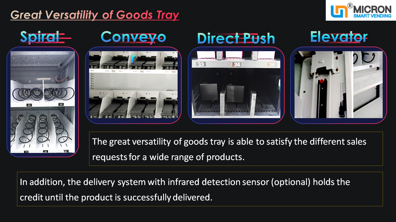 Cosmetic Jewelry Hair Product Smart Vending Machine With Display Rack