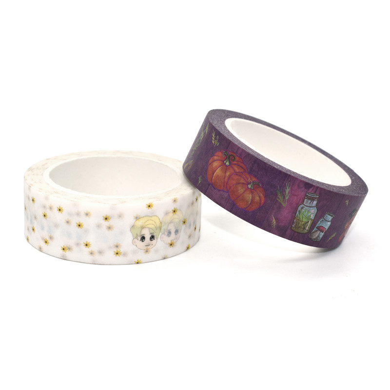 Japanese Washi Masking Tape Anti UV Colorful Art Design Washi Tape Japanese Washi Masking Tape