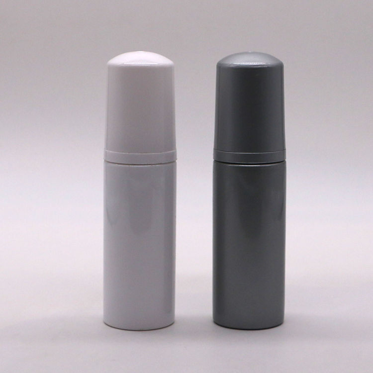 Plastic Packaging Mini Travel Bottle 50ml PET Mousse Foam Bottle with Customized Logo