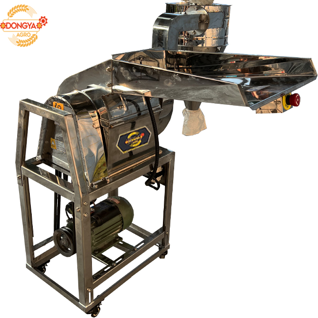 FDA Food Standard No.304 Stainless Steel Hammer Flour Grinder and Crush Machine Powder Making