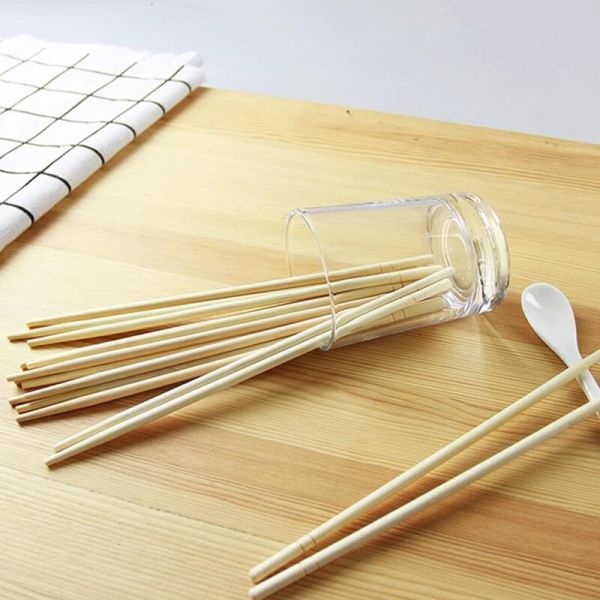 Paper Sleeve Packing Disposable Round Chopsticks with 100% Natural Moso Bamboo Material
