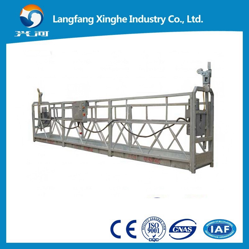 LTD80 hoist suspended rope platform ,2.2kw electric winch gondola , lifting cradle for cleaning,maintenance