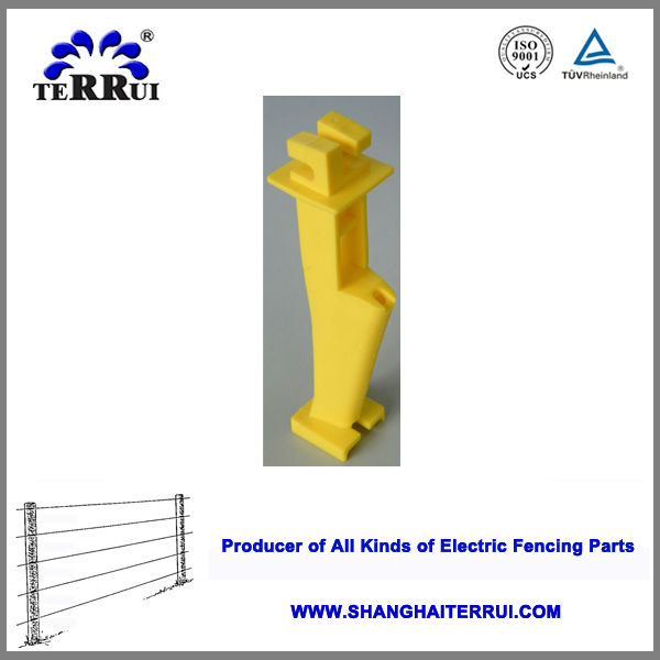 Nail extended Electric Fence insulator for wood post farming ranch fence up to 5mm wire running through