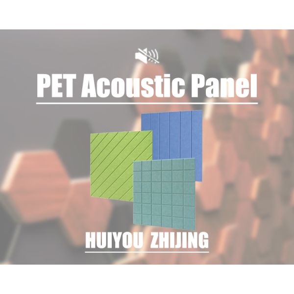 PET Acoustic Panels For Churches Hexagon CE Certified Eco Friendly