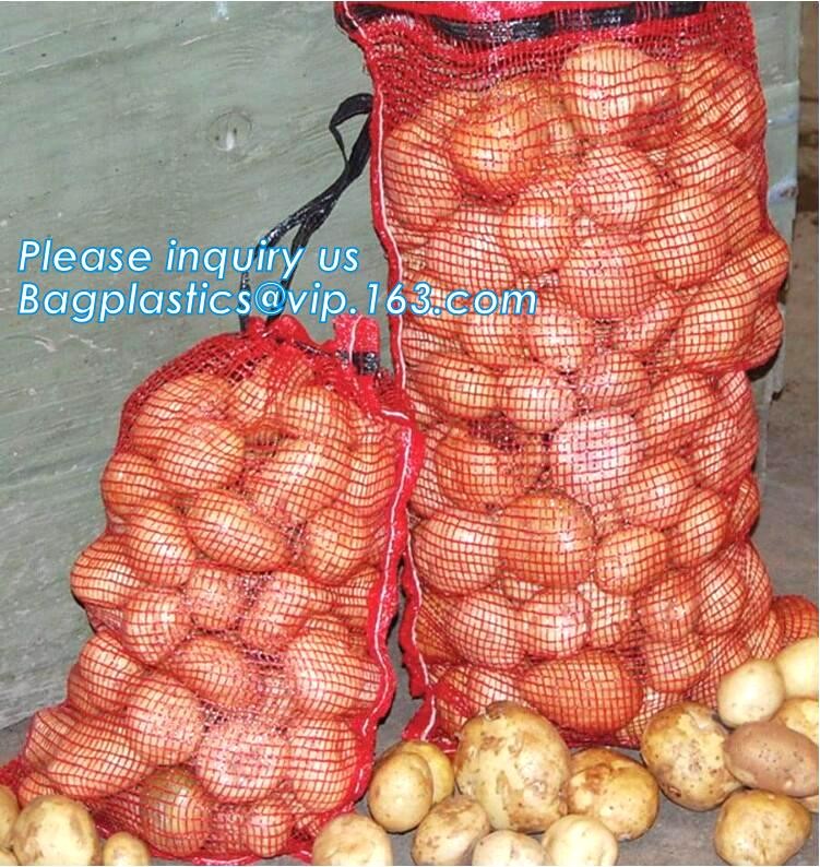 PE Knitted mesh bag and Raschel mesh bag,Factory Price Supply Plastic Pe Raschel Monifilament Date Mesh Net Bags, bageas