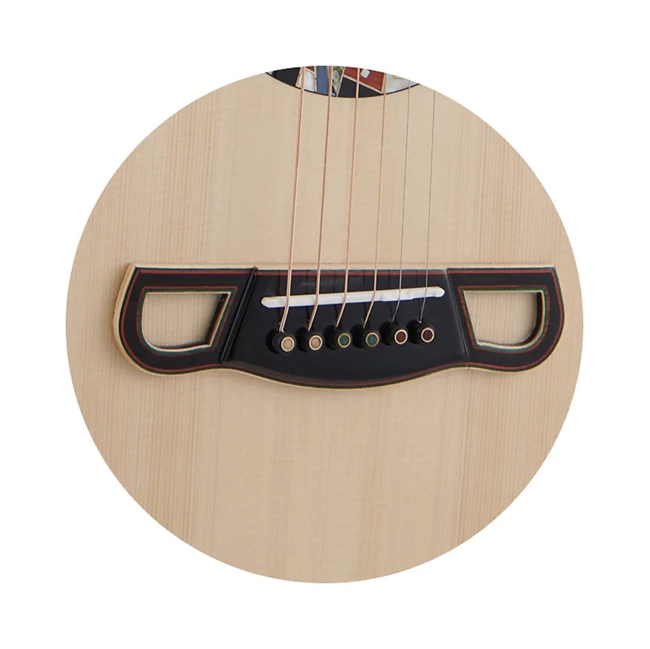 Custom Extrema Poison Folk Acoustic Guitar Solid Spruce Santos Rosewood Body Arm Rest GJ Cutaway
