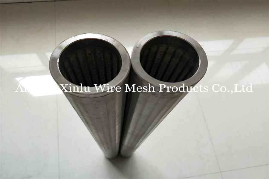 304L Stainless Steel Wedge Wire Continuous Slot Screen Pipe 10ft Length