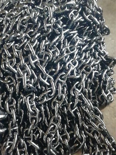 Diameter 14mm 16mm 22mm Carbon Steel U2 / U3 Grade Stud Link Anchor Chain