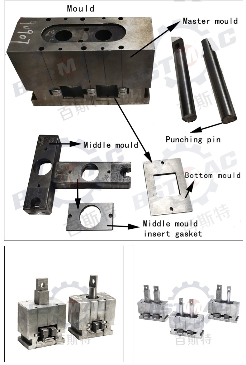 C Shape Profile Steel Pipe Hole Punching Machine Rectangle Oval Punching Cutting Machine