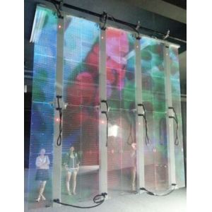 P15.625mm transparent glass video led display price billboard displays