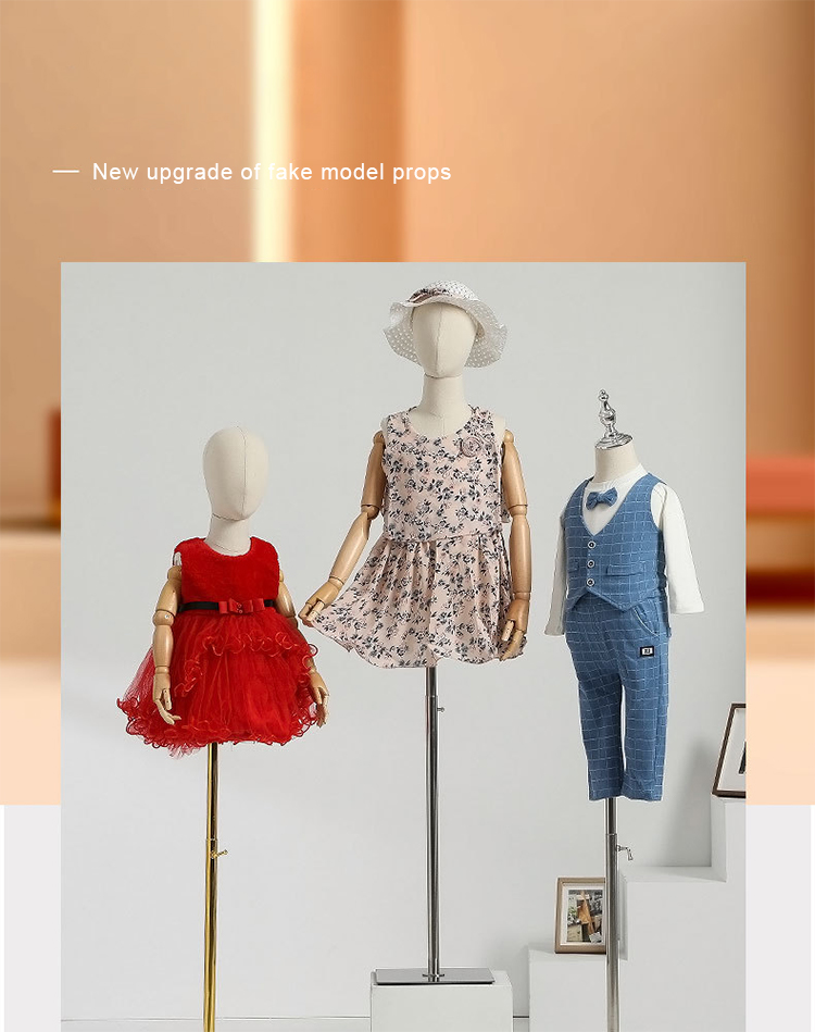 New design kid mannequin child mannequin soft flexible mannequin