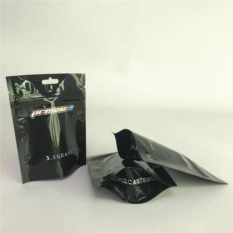 Child Proof Cannabiss Matte Aluminum Foil Mylar Bags