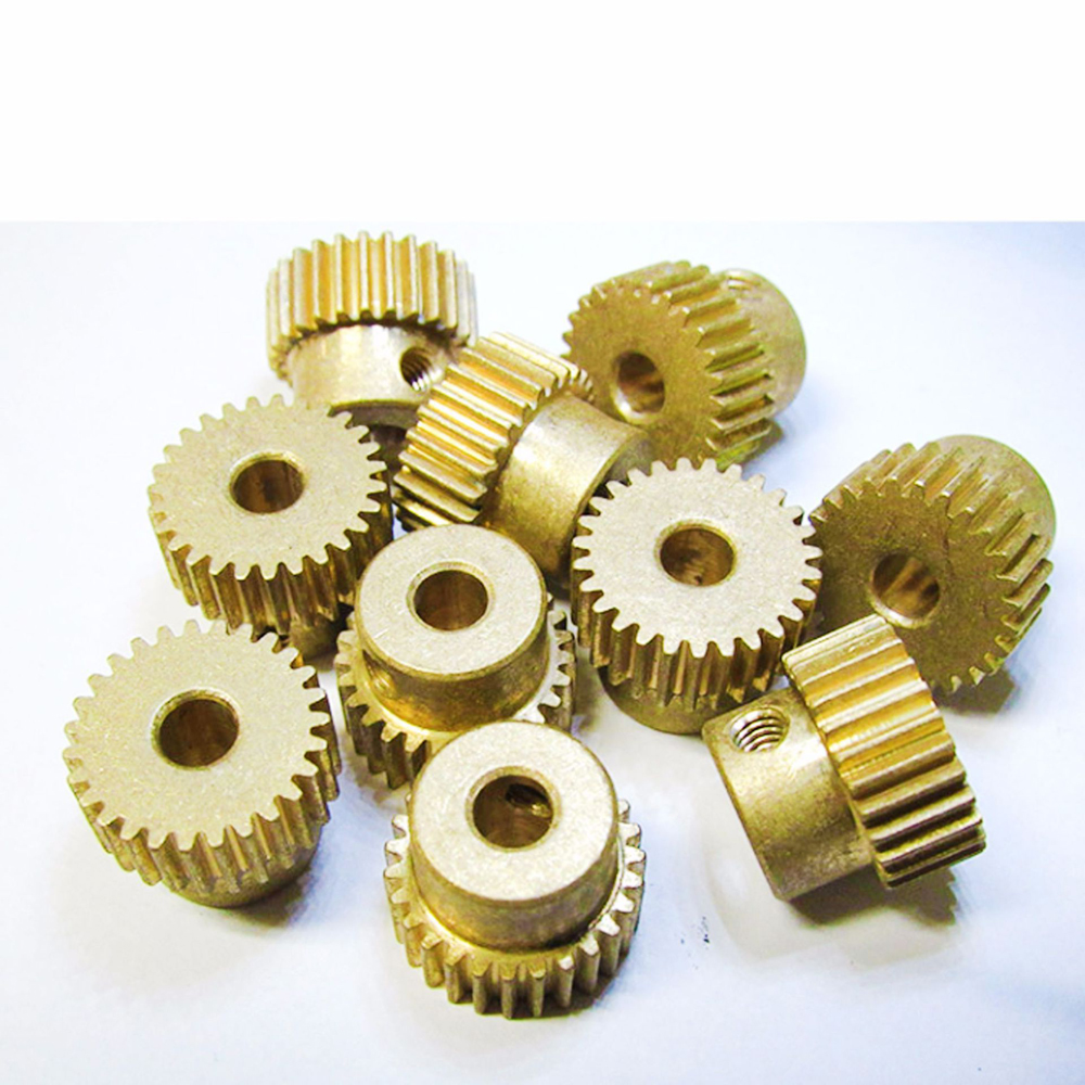 Small Powder Metallurgy Parts Anodizing Brass Copper Gear CNC Lathing