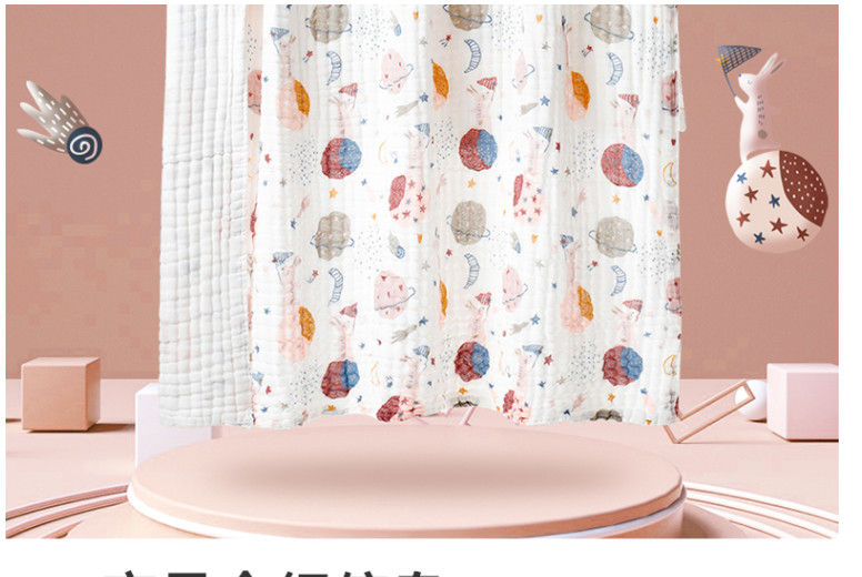 Four Layer Organic Gauze Fabric