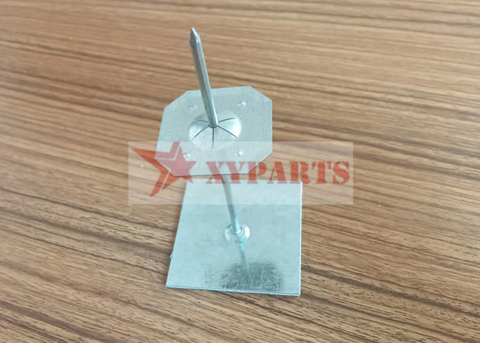 50x50mm Galvainzed Based Rock Wool Insulation Pin With Self Locking Washer