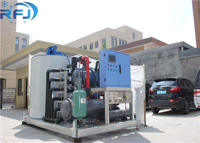 2T Industrial Ice Maker , Powder Less Flake Ice Making Machine CE Certificated