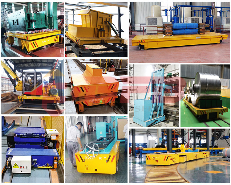 Rail Mounted Battery Powered Goods Transfer Trolleys