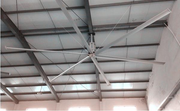 Aluminum Alloy Warehouse Ceiling Fans , Commercial Warehouse Fans For Air
