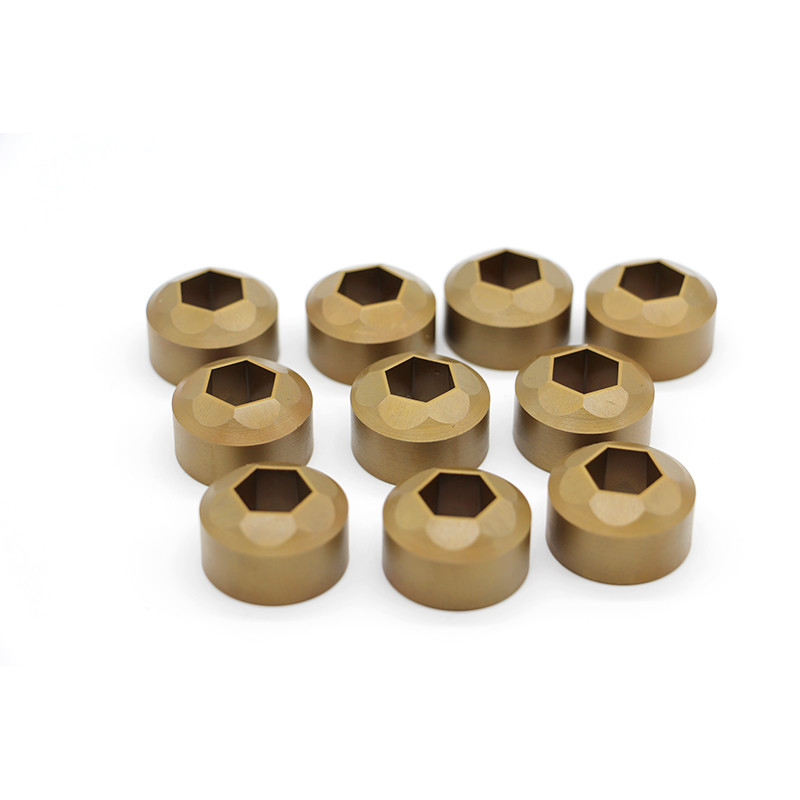 Hex Shaped Trimming Tungsten Carbide Die With TIN Coating Screw Tooling