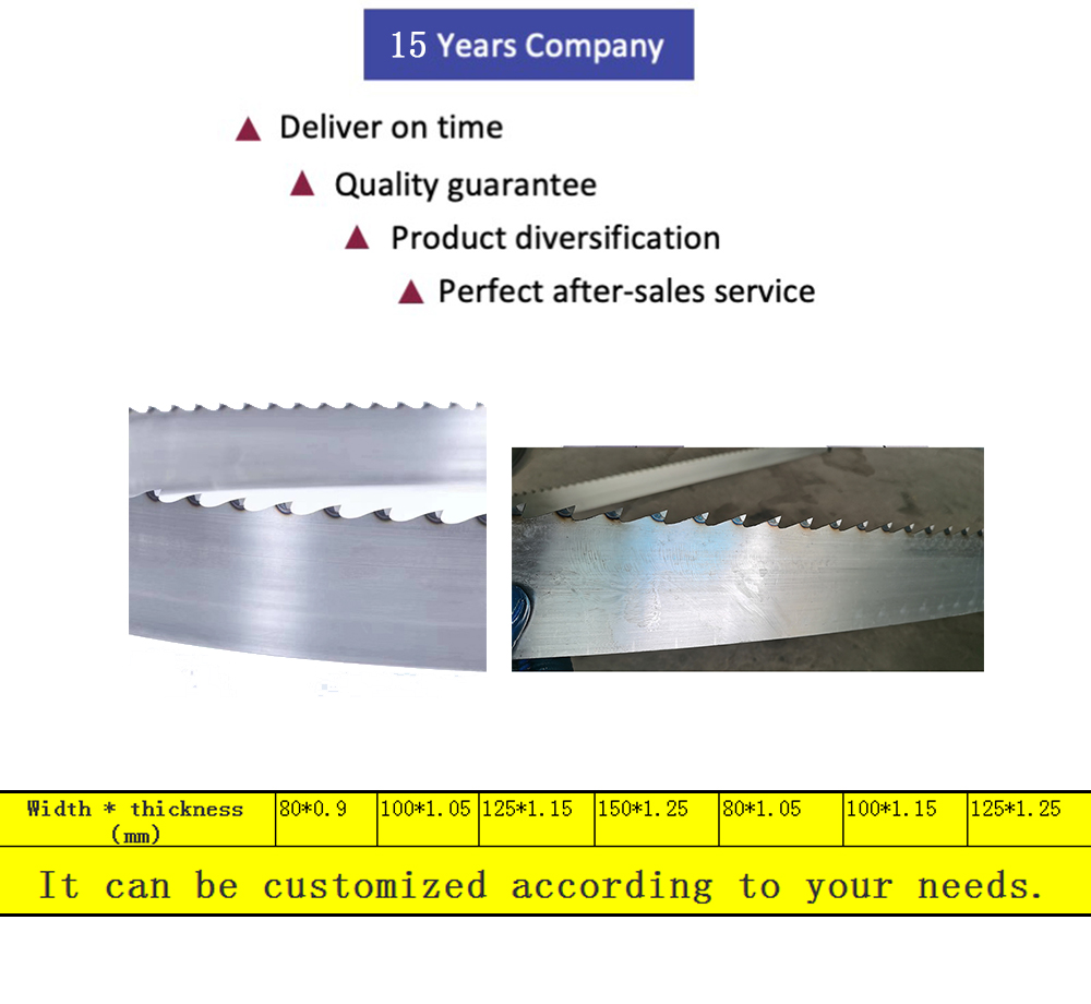 Wood Cutting Band Stellite Alloy Saw Blade For 10mm Arbor Size 0.472in Edge Height