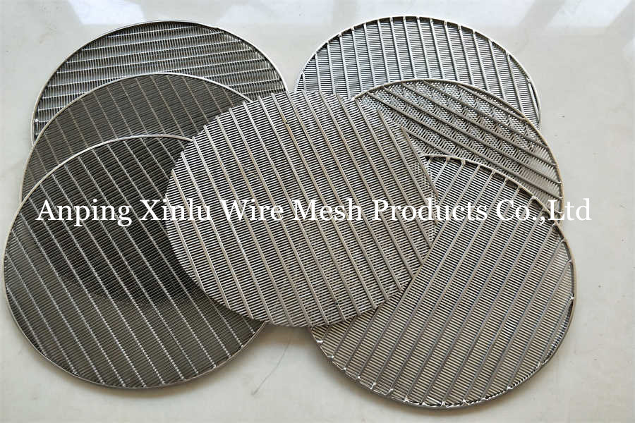 Smooth Wedge Wire Screen Panel V Wire Welded Screen Plate Slot Separator