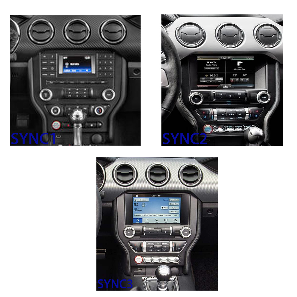 Viknav Car Radio For Ford Mustang (2015-2022) 14.4 inch Upgrade CarPlay Screen Android 13 Auto Head Unit GPS Navigation