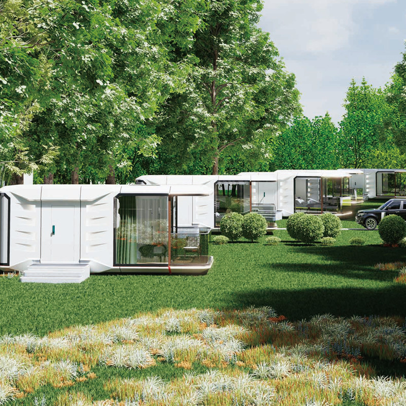 Compact Modular Space Capsule Prefabricated Pod Container Homes