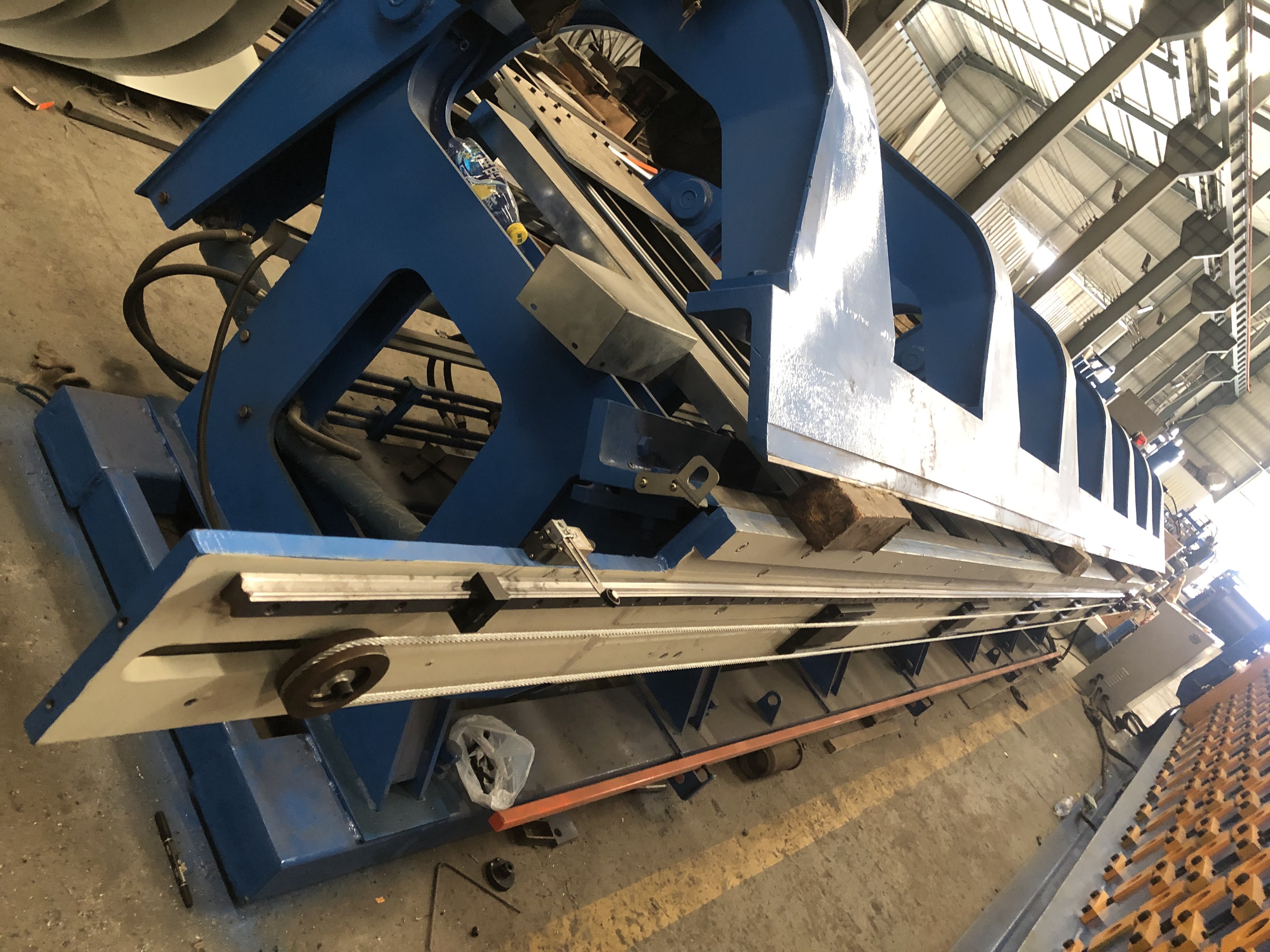 High Speed Color Steel Folding Slitting Machine 11.5KW 6 Meter Long 1842mm Width