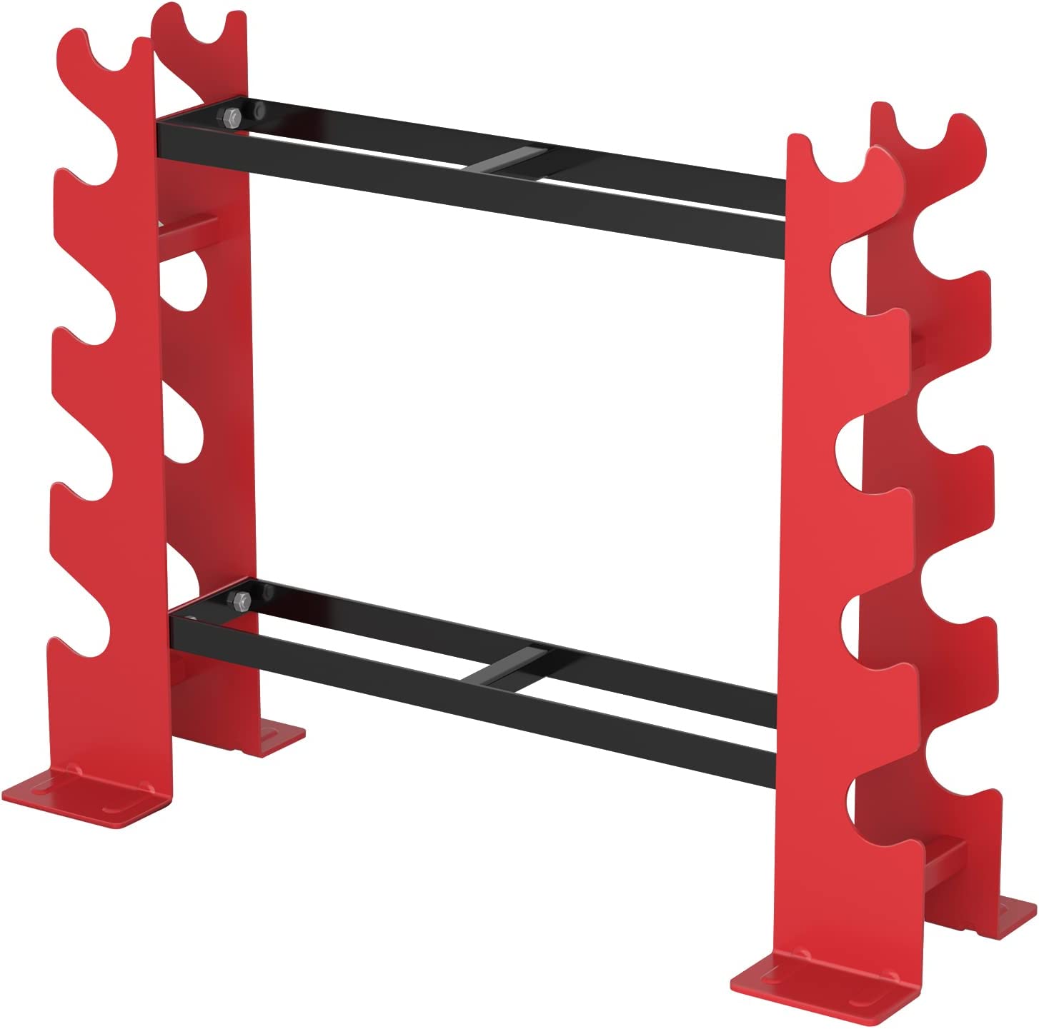 Galvanized 5 Tier Dumbbell Rack Stand for Home Gym Weight Training Powder Coated