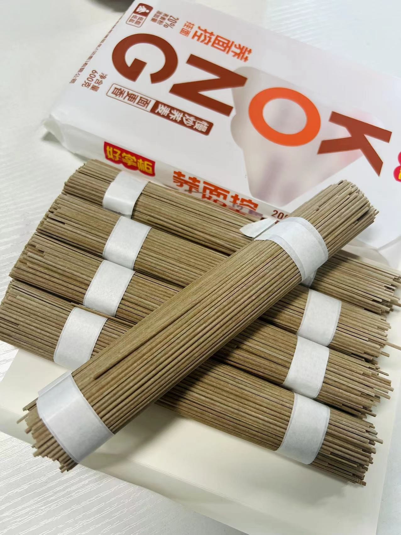 Buckwheat Soba Noodles 600g*15 Pack Authentic Flavor with 20% Buckwheat Flour