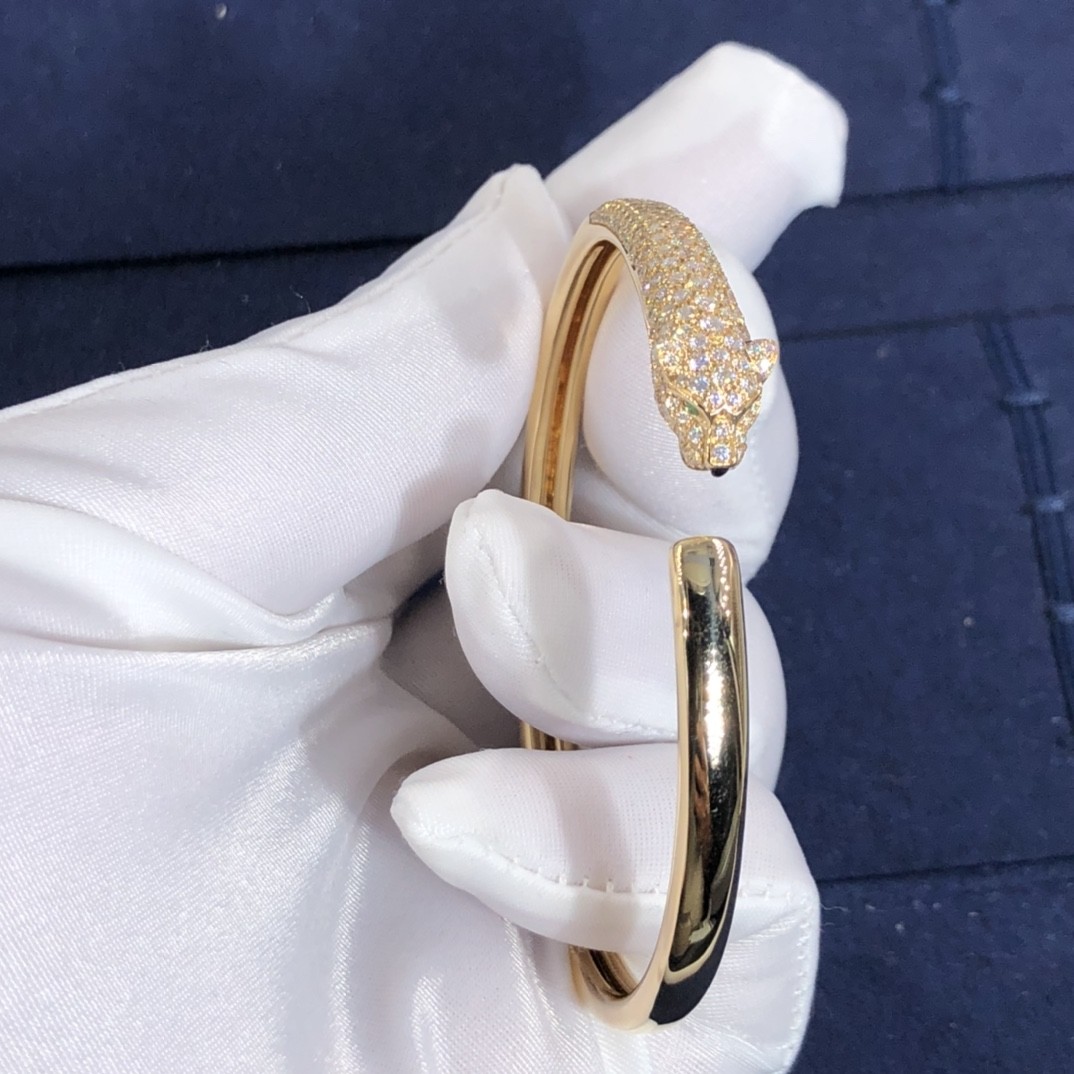 Car Tier PanthèRe De Car Tier Bracelet Fashion Luxury Bracelet Highend Custom 18k Gold Jewelry Natural Diamond