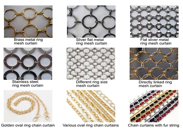 Shockproof Chain Link Curtain 304