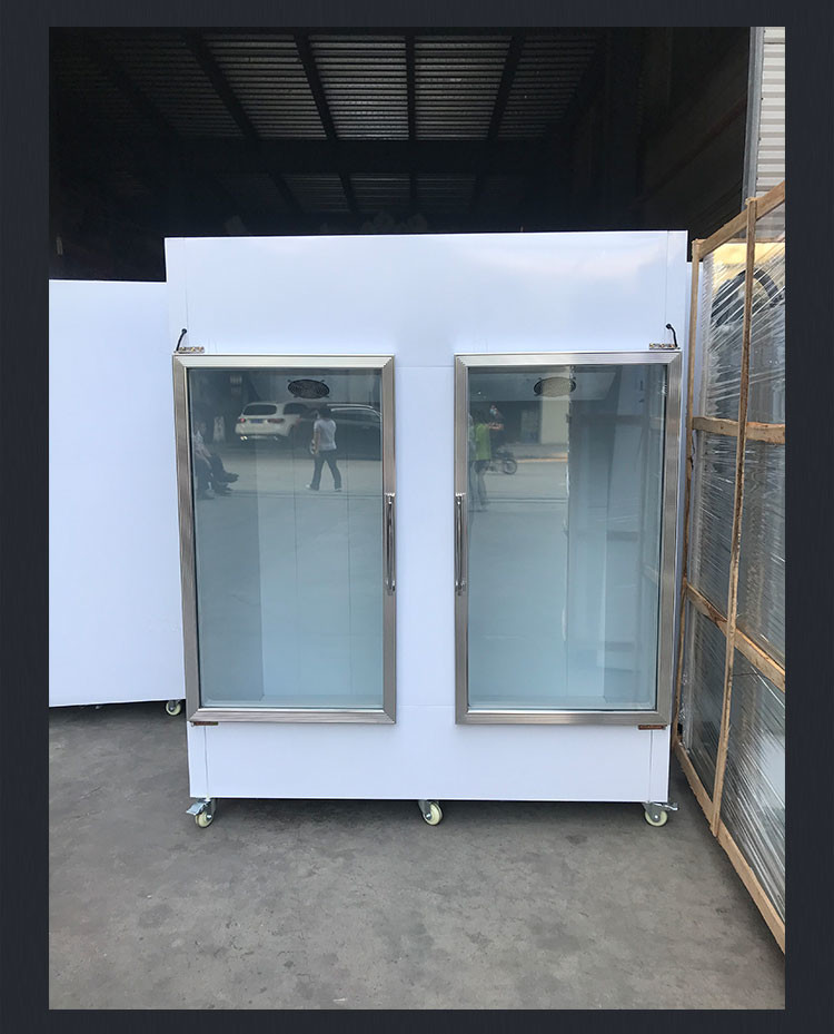Hotel Kitchen Ice Bag Merchandiser Freezer Commercial Ice Cream Cabinet R404a