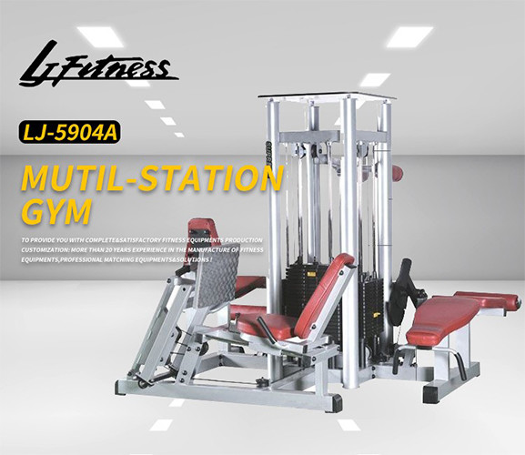 4 Station Commercial Multi Station Gym Equipment Integrated Sports Exercise Machine